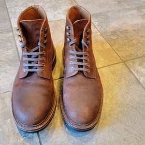 Grant Stone Edward Boot Dark Oak Roughtout Size 8D